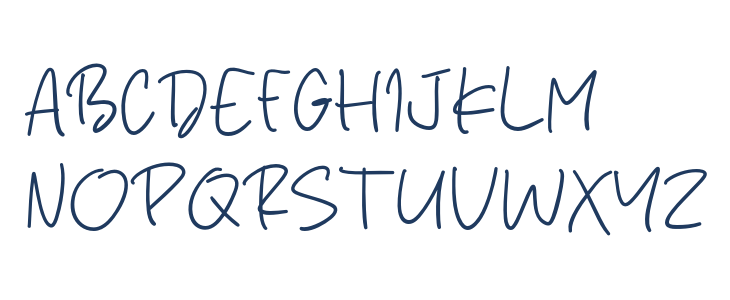 Golden Serenity Uppercase