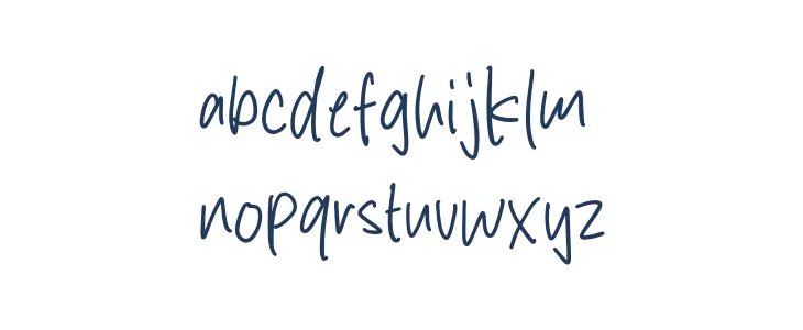 Golden Serenity Caratteri MINUSCOLO