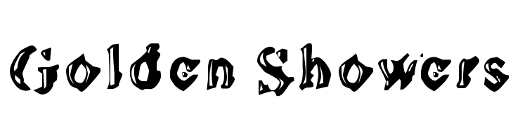 Golden Showers Font