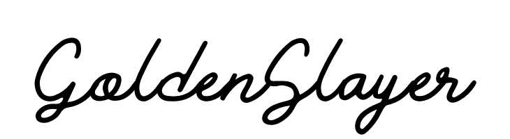 Golden Slayer  Frei Schriftart Herunterladen