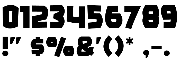 Golden Smile フォント その他の文字