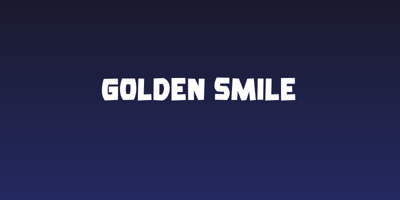 Golden Smile Social Header
