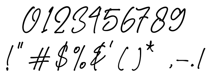Golden Stanbury Signature Font OTHER CHARS