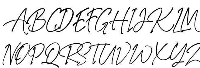 Golden Stanbury Signature Шрифта ВЕРХНИЙ
