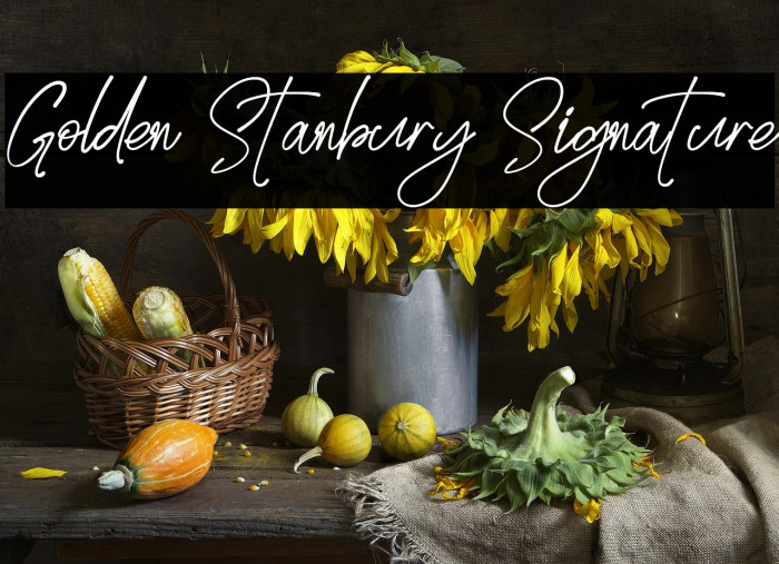 Golden Stanbury Signature Example 1