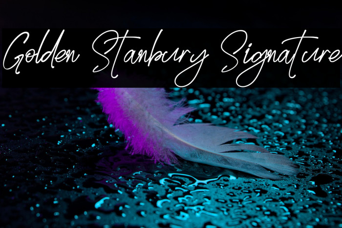 Golden Stanbury Signature Example 3