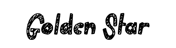 Golden Star  Free Fonts Download