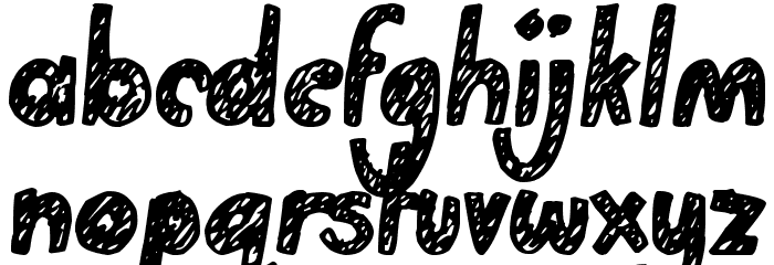 Golden Star Font LOWERCASE