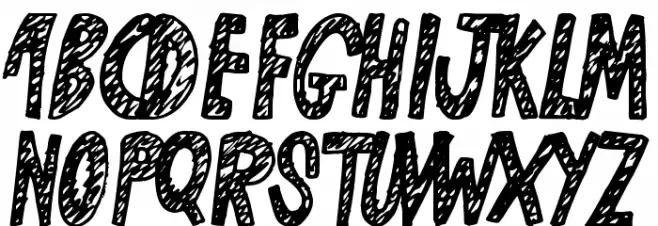 Golden Star Font UPPERCASE