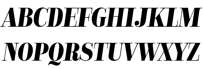 Golden State Serif PERSONAL Black Italic Polices MAJUSCULES