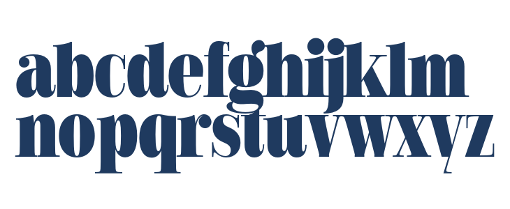 Golden State Serif PERSONAL Black Lowercase