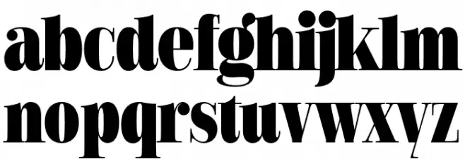 Golden State Serif PERSONAL Black Fuentes MINÚSCULAS