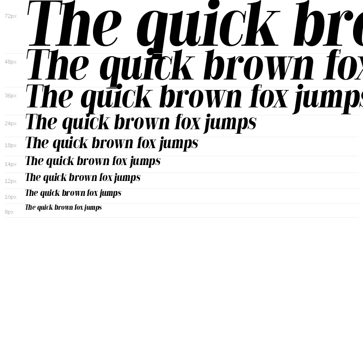 Golden State Serif PERSONAL Bold Italic Waterfall