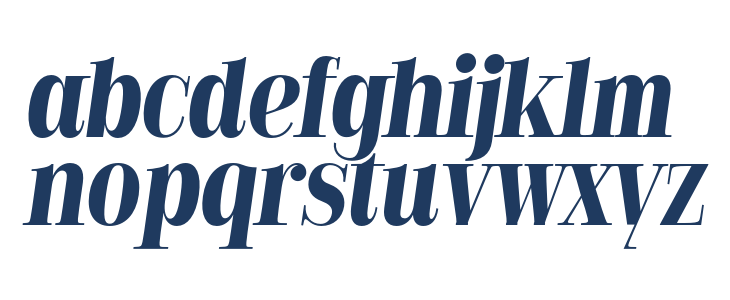 Golden State Serif PERSONAL Bold Italic Lowercase