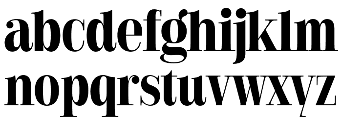 Golden State Serif PERSONAL Bold Font LOWERCASE
