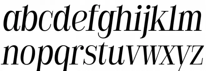 Golden State Serif PERSONAL Light Italic Fuentes MINÚSCULAS