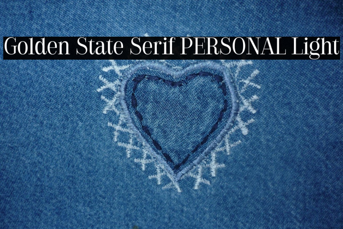 Golden State Serif PERSONAL Light Example 1