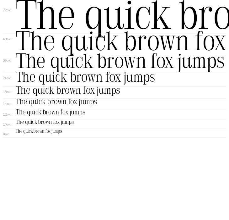 Golden State Serif PERSONAL Thin Waterfall