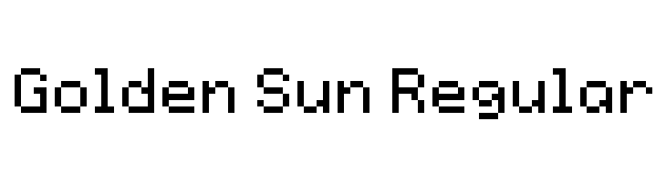 Golden Sun Regular Font
