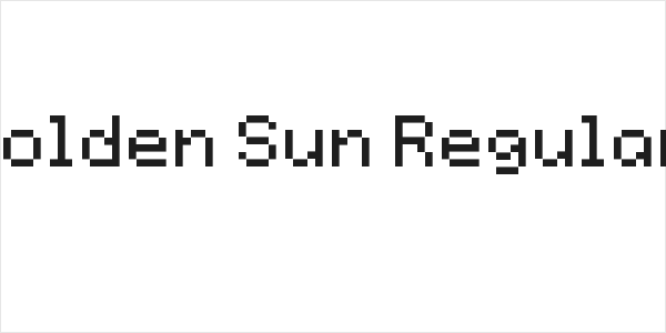 Golden Sun Regular Logo