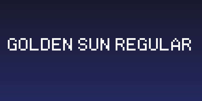 Golden Sun Regular Social Header