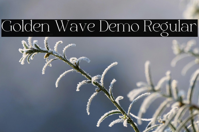 Golden Wave Demo Regular Example 3