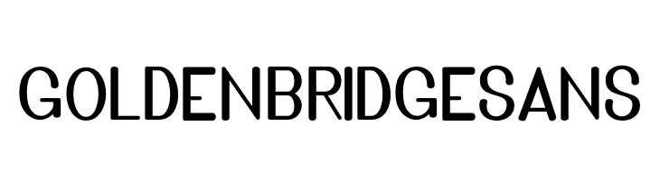 GoldenBridgeSans  免费字体下载