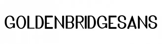 GoldenBridgeSans  Fuentes Gratis Descargar