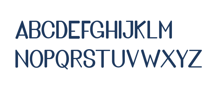 GoldenBridgeSans Lowercase