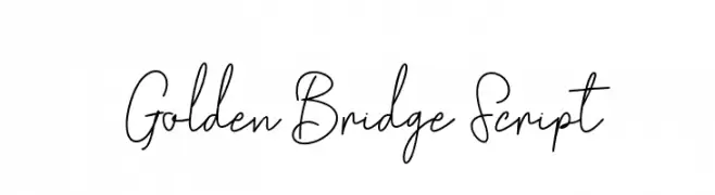 GoldenBridgeScript  Fuentes Gratis Descargar