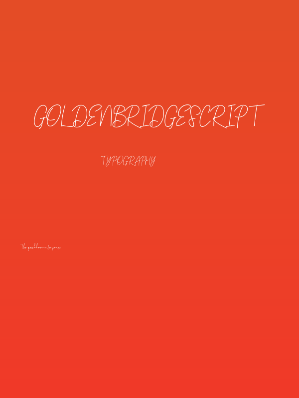 GoldenBridgeScript Poster
