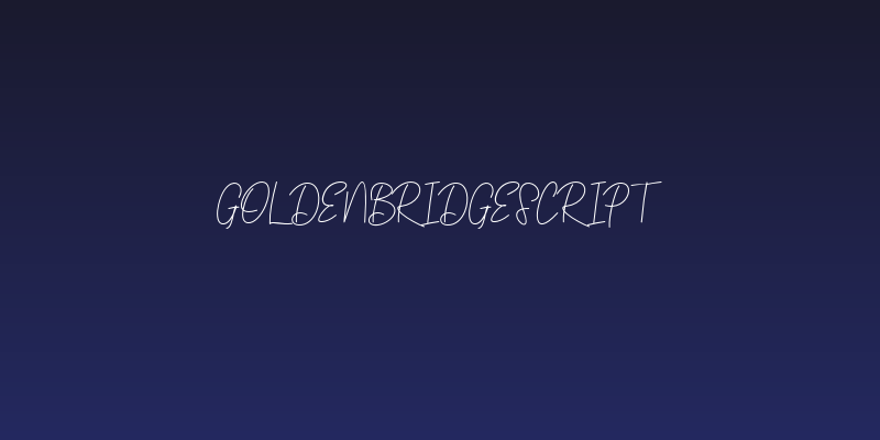 GoldenBridgeScript Social Header