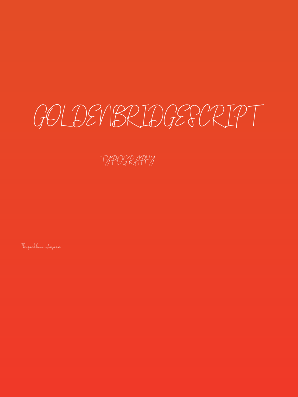 GoldenBridgeScript Poster