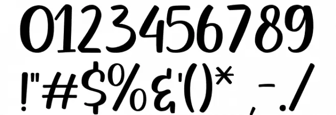 GoldenCheese-Regular Font OTHER CHARS