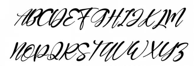 GoldenCristal-Italic Schriftart Groß
