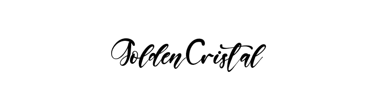 GoldenCristal  免费字体下载