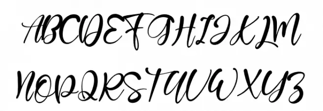 GoldenCristal Schriftart Groß