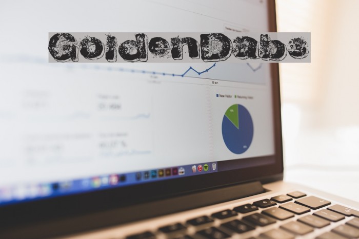 GoldenDabs Font examples
