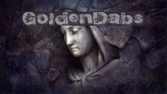 GoldenDabs Font examples