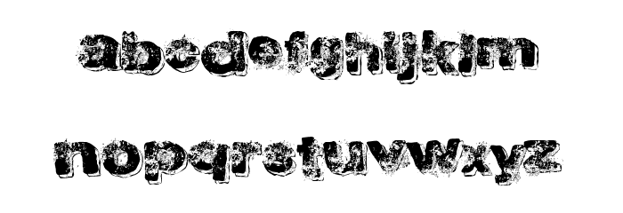 GoldenDabs Font LOWERCASE