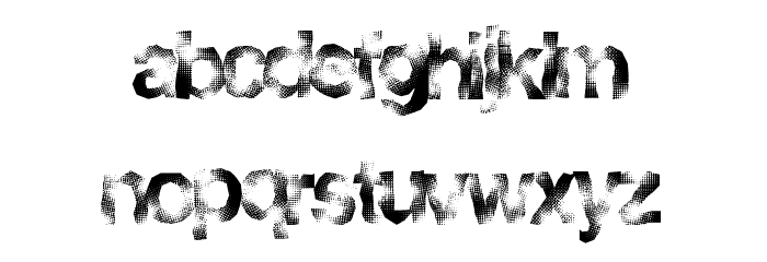 GoldenLights Font LOWERCASE