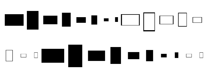 GoldenRectangle Regular Schriftart Kleinbuchstaben
