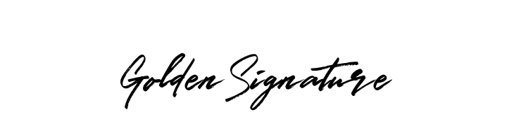 GoldenSignature  font caratteri gratis