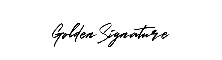GoldenSignature  नि: शुल्क फ़ॉन्ट्स डाउनलोड