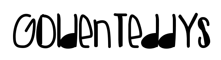 GoldenTeddys  フリーフォントのダウンロード