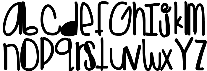 GoldenTeddys Font LOWERCASE