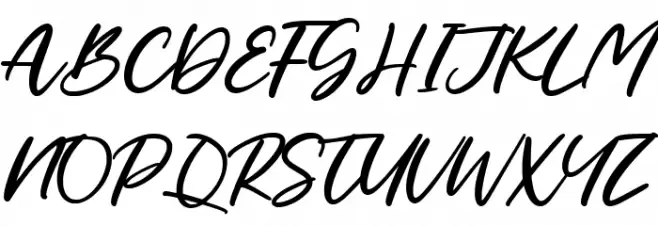 Goldena Font UPPERCASE