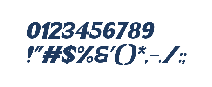 Goldener Italic Other Characters