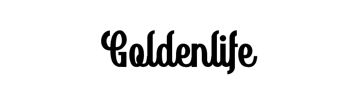 Goldenlife  Frei Schriftart Herunterladen