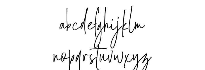 Goldenside-Regular Font LOWERCASE